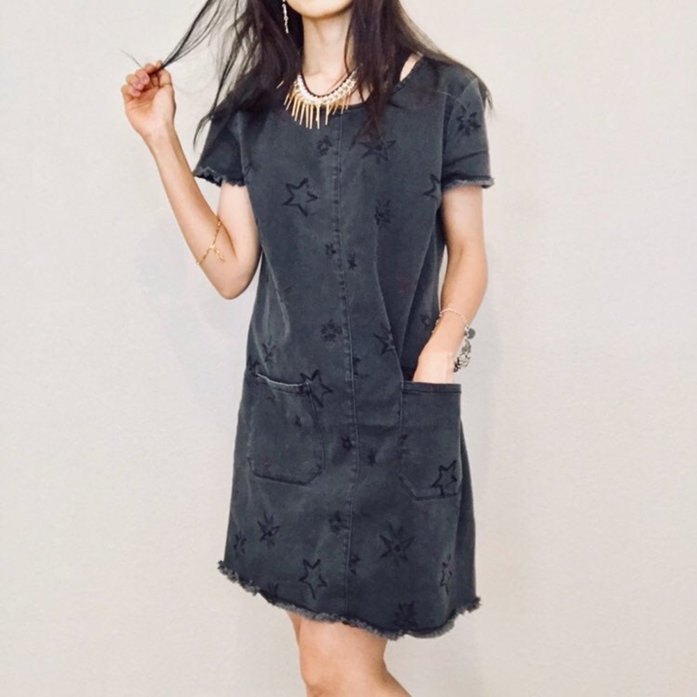 Max Jeans Denim Shift Dress